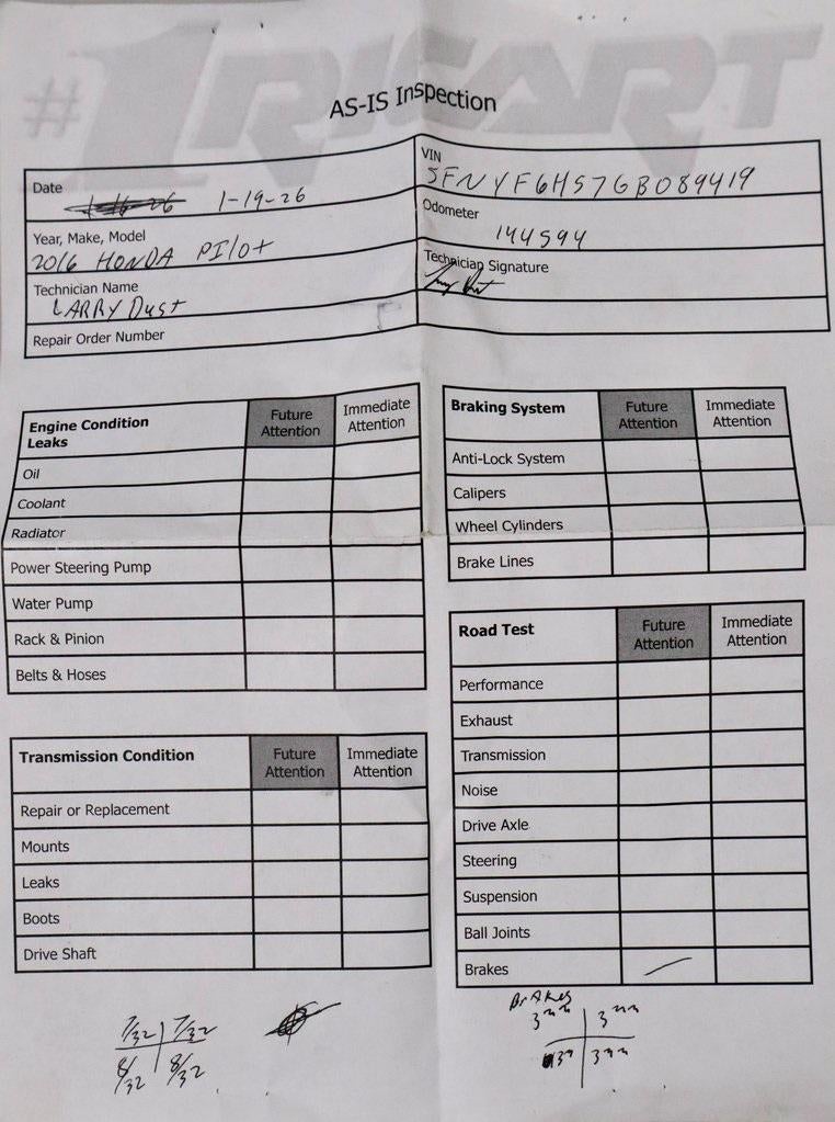 2016 Honda Pilot EX-L