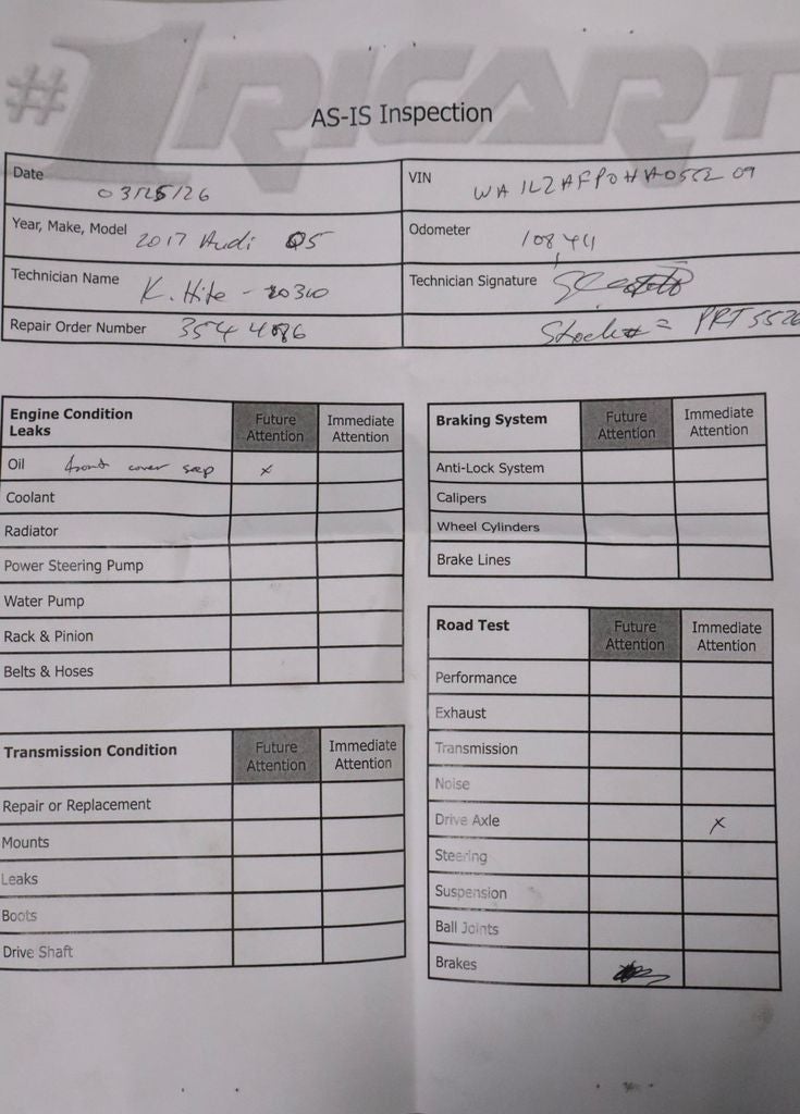 2017 Audi Q5 Premium Plus