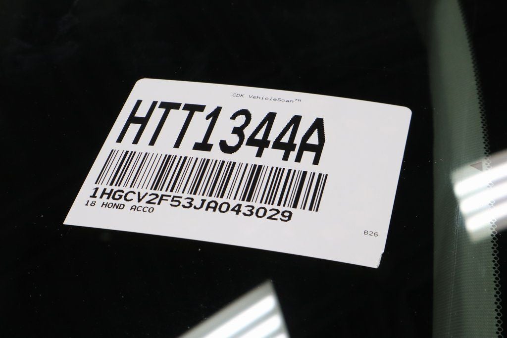 2018 Honda Accord Sedan EX-L 2.0T Automatic