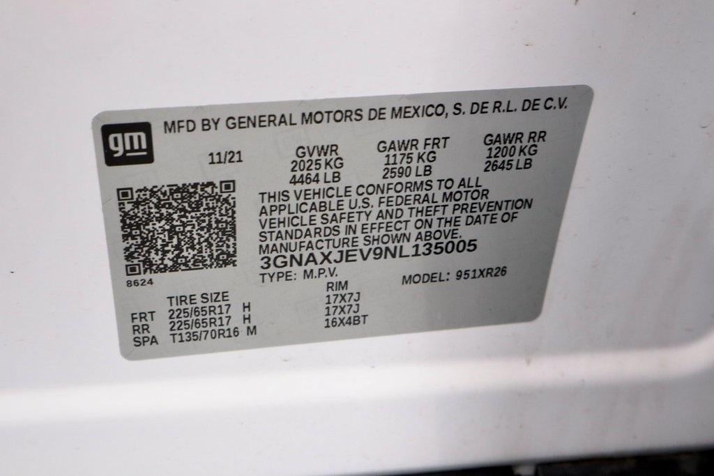 2022 Chevrolet Equinox FWD 4dr LT w/2FL