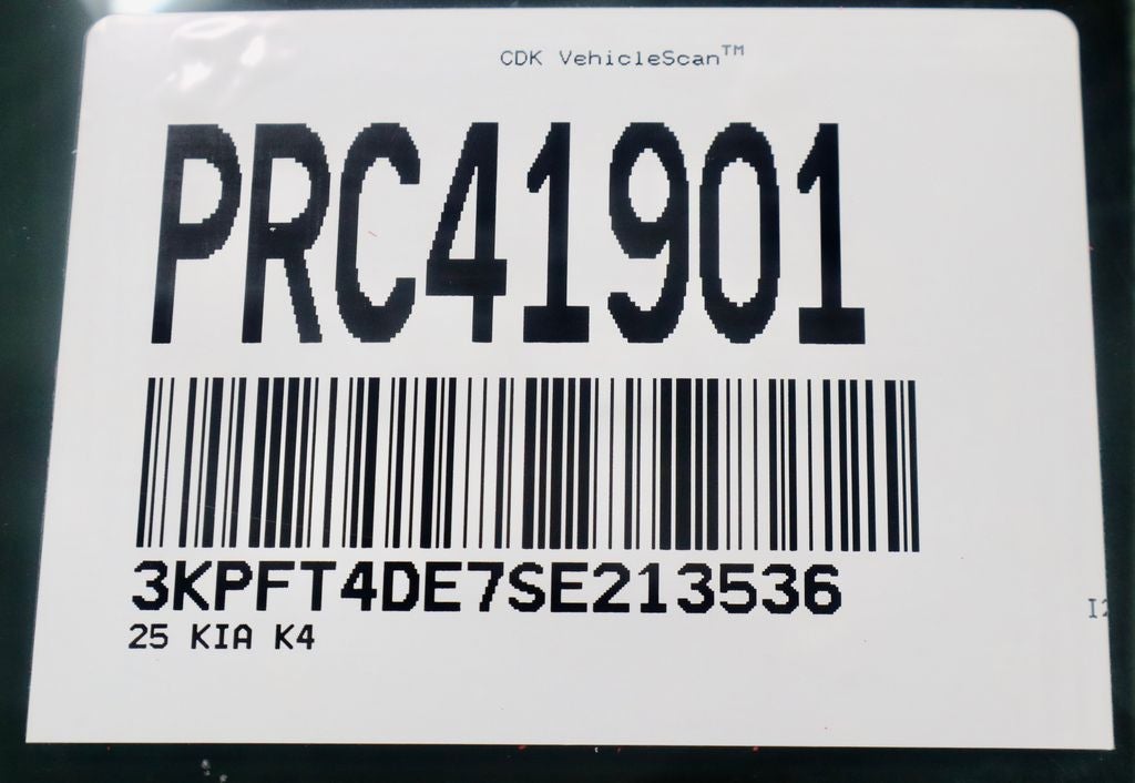 2025 Kia K4 LXS FWD