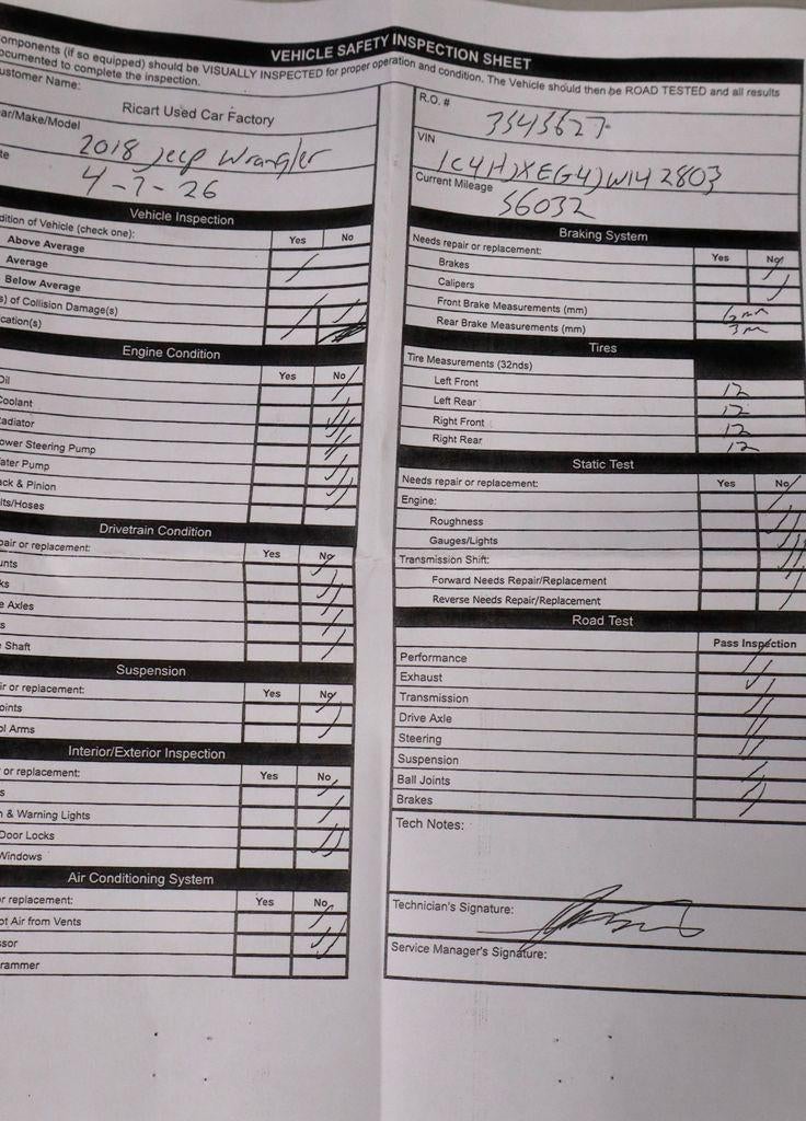 2018 Jeep Wrangler Unlimited Unlimited Sahara