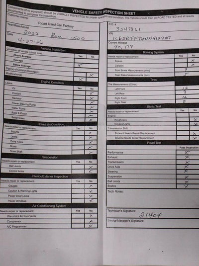 2022 RAM 1500 Big Horn/Lone Star