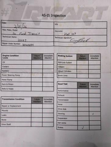 2016 Ford Transit Cargo Van Base