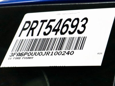 2018 Ford Fusion Hybrid S