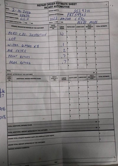 2023 Mazda Mazda CX-30 2.5 S Carbon Edition