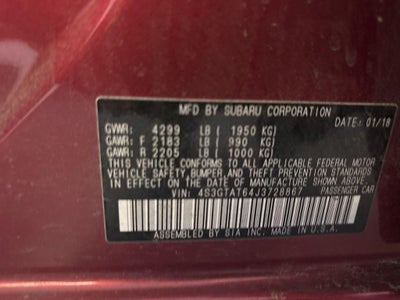 2018 Subaru Impreza 2.0i Limited