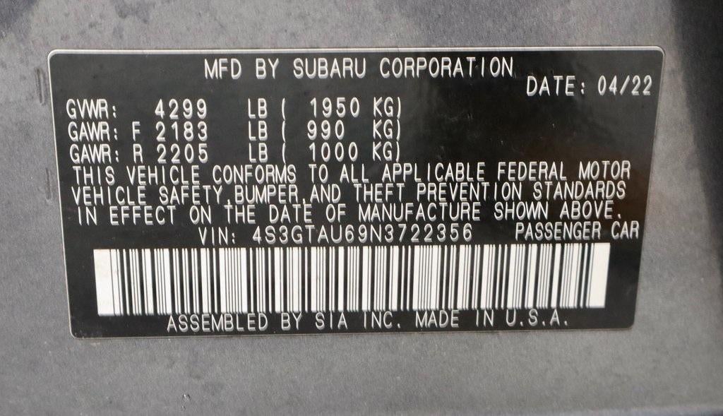 2022 Subaru Impreza Limited