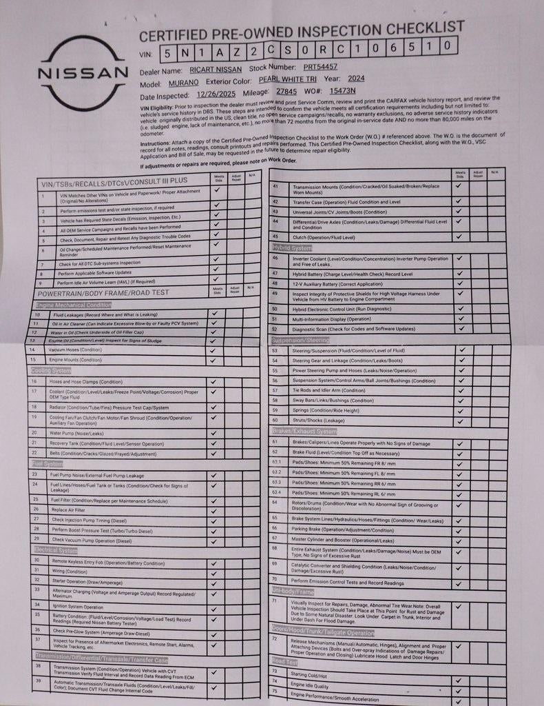 2024 Nissan Murano SL