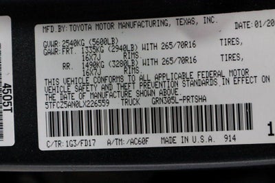 2020 Toyota Tacoma 4WD TRD Off-Road