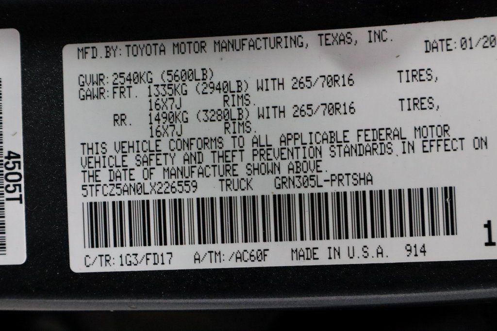 2020 Toyota Tacoma 4WD TRD Off-Road