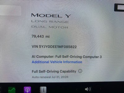 2021 Tesla Model Y Long Range