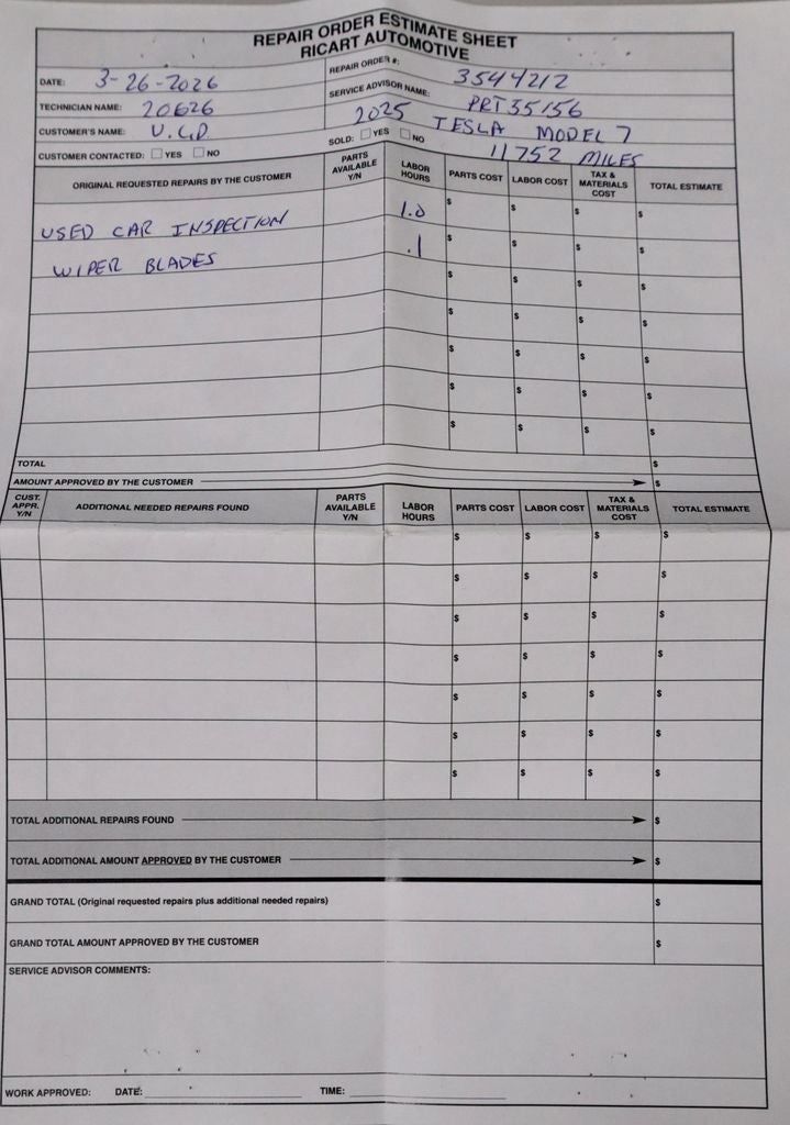 2025 Tesla Model Y Long Range