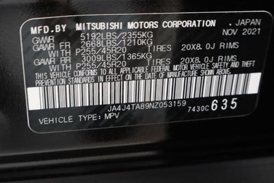 2022 Mitsubishi Outlander ES