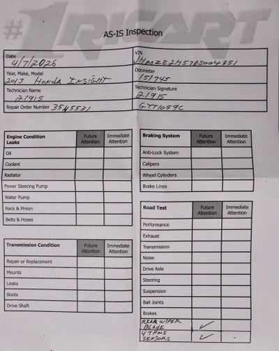 2013 Honda Insight LX