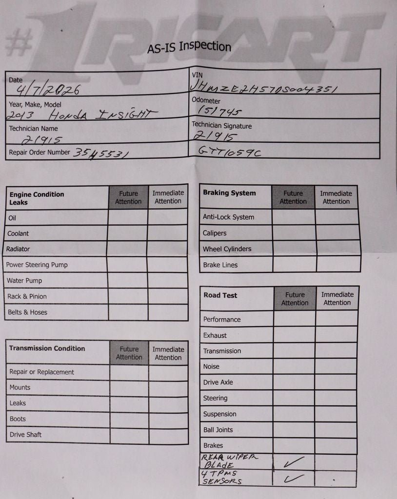 2013 Honda Insight LX