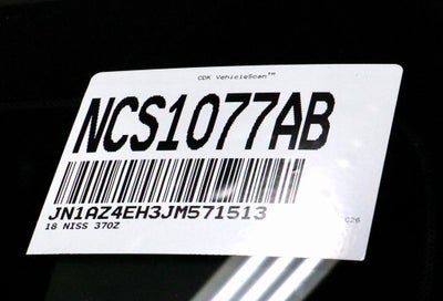 2018 Nissan 370Z Coupe Sport