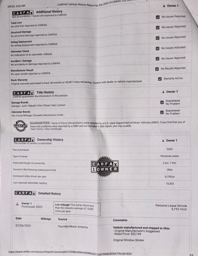 2024 Hyundai TUCSON SEL