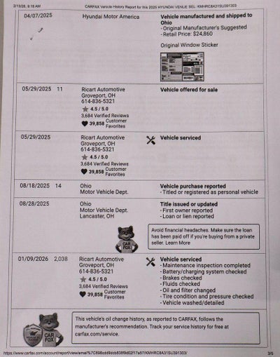 2025 Hyundai VENUE SEL